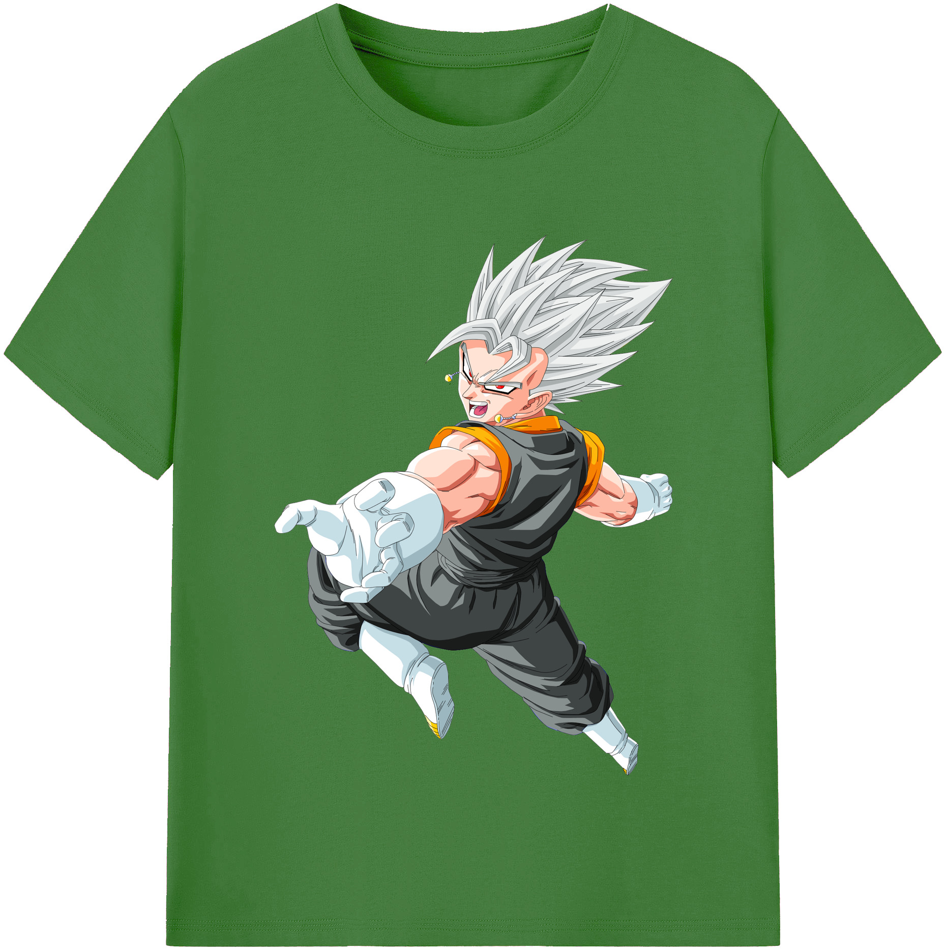 （画像用） ドラゴンボール ベジータ四世（Bejīta Yonsei）DRAGON BALL Vegeta IV レディースカジュアルプリントTシャツ（綿100％）